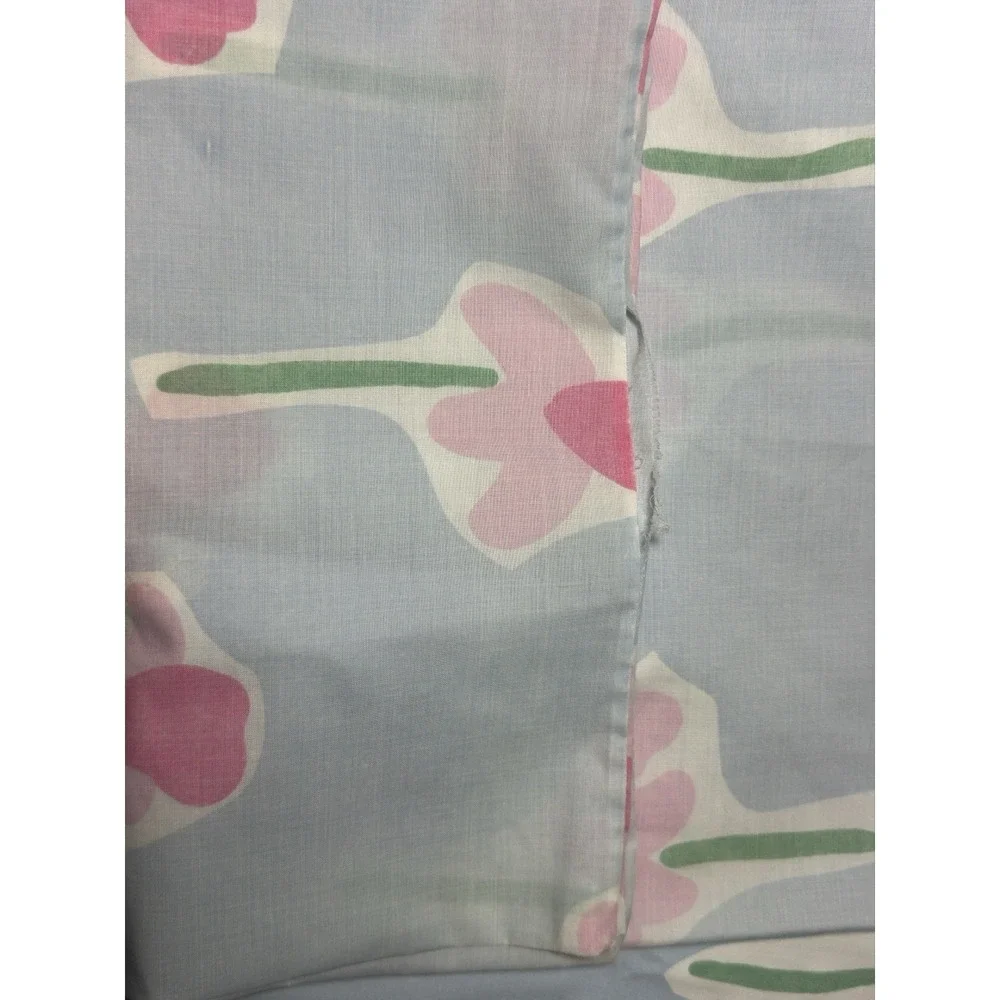 Vtg Marimekko‎ Nurimikko Sheet Set 4pc Double/Full Floral Flowers Pink Dan River